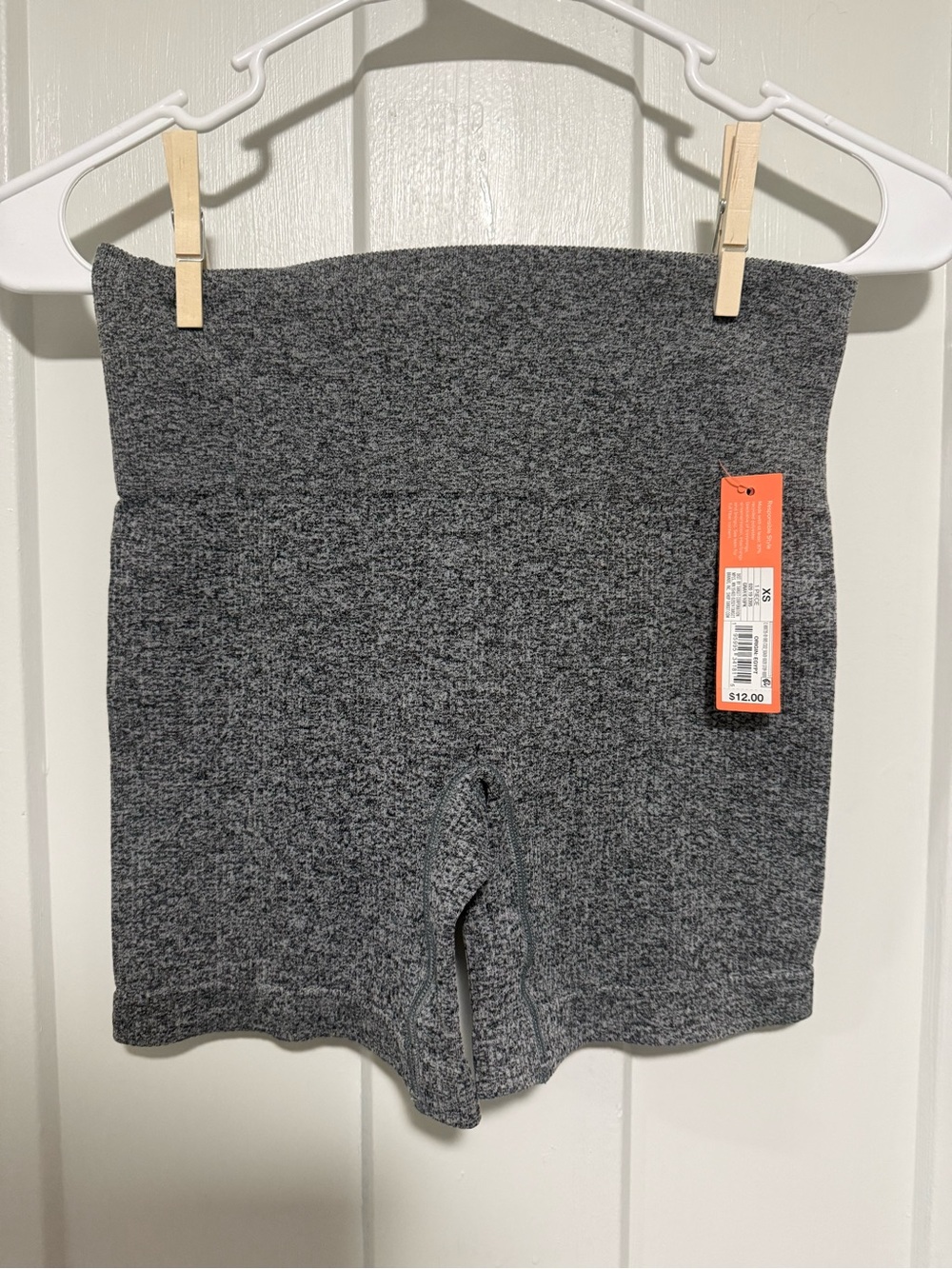 Target Gray High-Rise Seamless Bike Shorts